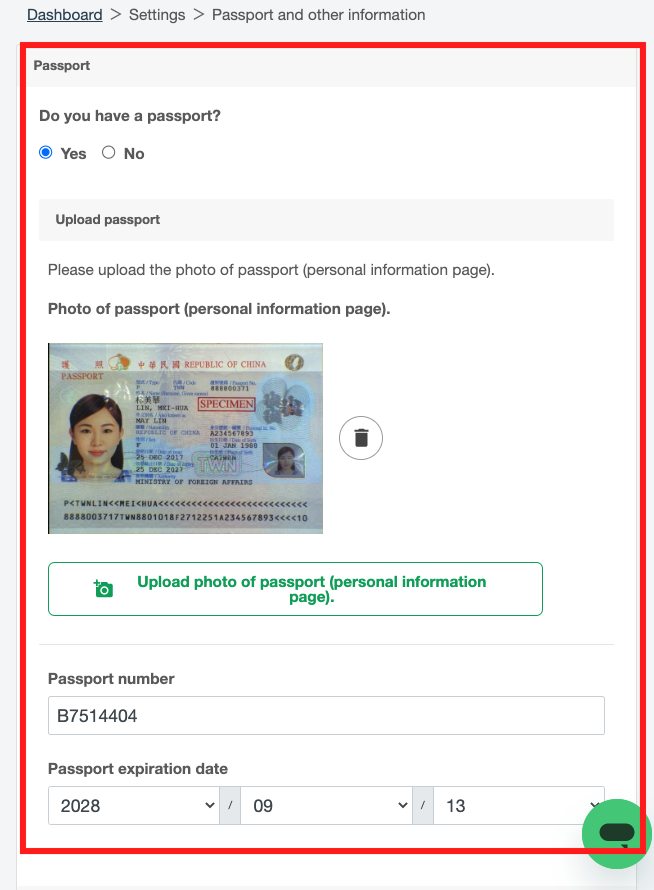 How to Update Residence Card and Passport Information